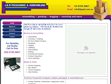 Tablet Screenshot of jbpack.com.au